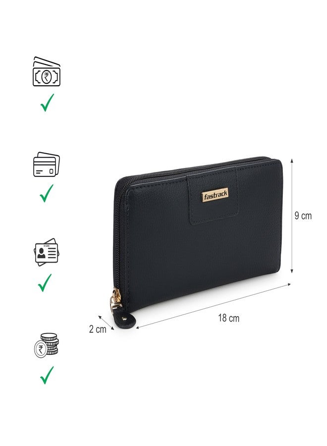 Fastrack Zip Around Wallet for Women, Girls and Ladies | with Multiple Card Holders | Ladies Purse Handbag | Wallets for Daily Casual Use | Trendy and Compact Wallets - Image 5